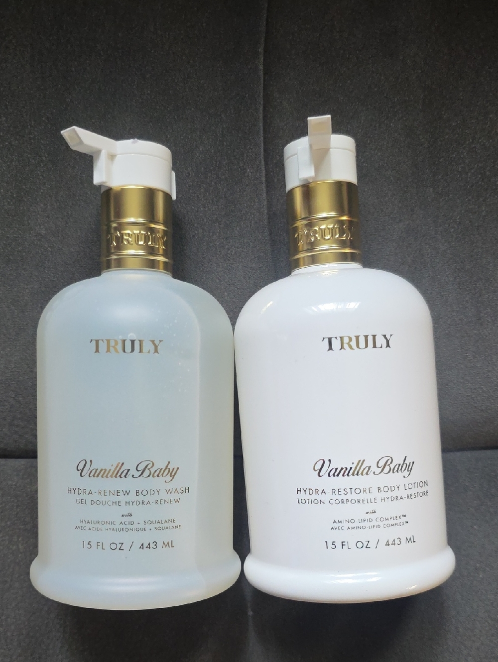 TRULY Vanilla Baby Body Wash & Lotion Set